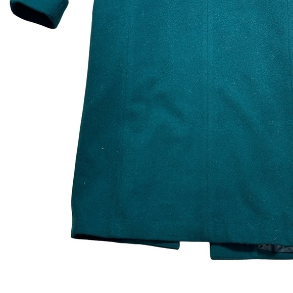 Donny Brook Emerald Green Wool Trench Coat US 12P - Picture 12 of 13